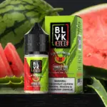 BLVK Salt Aloe Watermelon 5% — 알로에+수박 조합, refreshing SaltNic bottle.