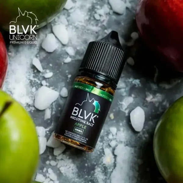 블랙유니콘 솔트 애플 고농도 5% 솔트 니코틴 액상 / BLVK Salt Apple 5% salt nicotine e-liquid