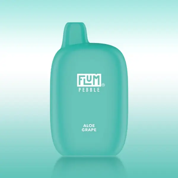 Flum Pebble 6000 Aloe Grape 50mg disposable vape 5% salt nicotine