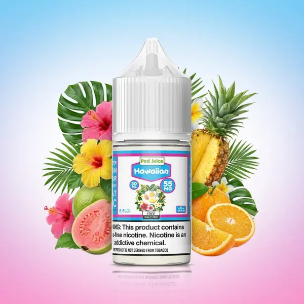 Pod Juice Hawaiian Freeze 55mg salt nicotine e-liquid 30ml