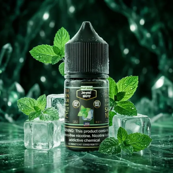 Pod Juice Jewel Mint 65mg salt nicotine e-liquid