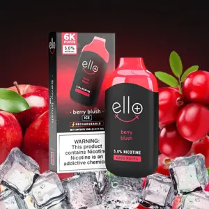 BLVK Ello Plus Berry Blush 5% 디바이스 | 달콤한 멀티베리 캔디 향, 스무스한 베이핑