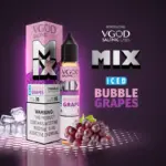 VGOD Mix Iced Bubble Grapes 50mg salt nicotine e-liquid