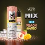 VGOD Mix Iced Peach Mango 50mg salt nicotine e-liquid