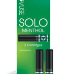 Simple refreshing menthol taste 가볍고 시원한 Solo 멘솔 느낌을 담은 제품 사진.
