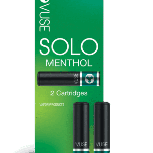 Simple refreshing menthol taste 가볍고 시원한 Solo 멘솔 느낌을 담은 제품 사진.