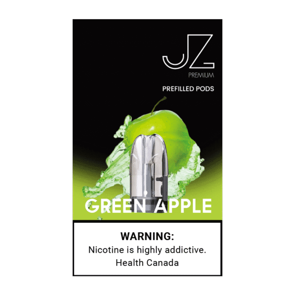 Green apple crisp vibe 상큼한 사과 첫향과 라이트한 쿨링이 담긴 RELX 팟 이미지. 산뜻하고 맑은 과일 분위기가 자연스럽게 표현된 사진. 전체적으로 밝고 청량한 감성이 느껴진다.