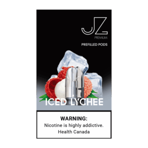 JZ Premium RELX Pods Lychee 1200 Puffs (5, 2 Packs Pods)