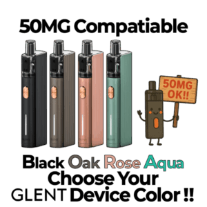 Minimal slim nicotine device with clean daily performance — 심플한 디자인과 안정적인 흡입감을 제공하는 GLENT 니코틴 디바이스.