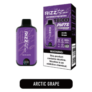 Arctic grape icy vibe 차갑고 선명한 포도향이 담긴 Rizz Arctic Grape 이미지. 밝고 시원한 과일 무드가 자연스럽게 표현되고 전체적으로 프레시한 청량감이 살아 있다.