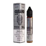 Refined Cuban tobacco flavor with dry clean finish — 단맛 없이 정제된 담배 풍미를 느낄 수 있는 VGOD Silver Cubano 50MG 솔트닉 액상.