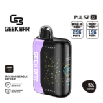 Zesty lime berry orange fusion with clean citrus finish — 라임·베리·오렌지가 조화된 상큼한 과즙 베이핑을 느낄 수 있는 Geek Bar Pulse X Lime Berry Orange 5% 디바이스.