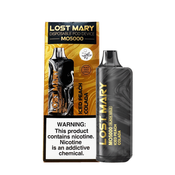 Peach colada vibe 복숭아 과육과 코코넛 감성이 담긴 MO5000 이미지.