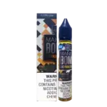 Bright frozen mango flavor with a clean candy-style finish — 트로피컬 망고·아이스 조합을 선명하게 표현한 VGOD Iced Mango Bomb SaltNic Juice.