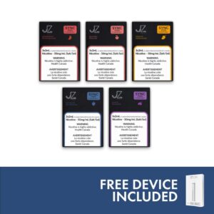 JZ Premium STLTH Pods Bundle Pack 9000 Puffs (Free Device Included)