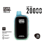 Flum Mello 20K Spearmint Watermelon 50mg 5% disposable vape 플럼 멜로 20K 스피어민트 워터멜론 고농도 일회용 전자담배