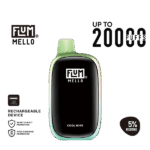 Flum Mello 20K Cool Mint 50mg 5% disposable vape 플럼 멜로 20K 쿨 민트 고농도 일회용 전자담배