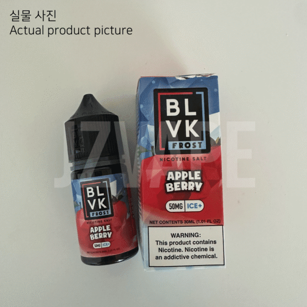 제이지베이프는 BLVK의 신상 맛 라인업 50MG 애플 베리을 취급하는 유일한 국내 전자담배 온라인 샵입니다. 빠른 배송으로 신상 BLVK를 만나보세요