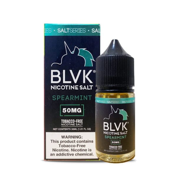 BLVK 블랙유니콘 스피어민트 50mg 솔트 니코틴 전자담배 액상
