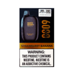 Strawberry banana aroma 부드럽고 달콤한 과일 무드가 드러난 Pebble 제품 이미지.