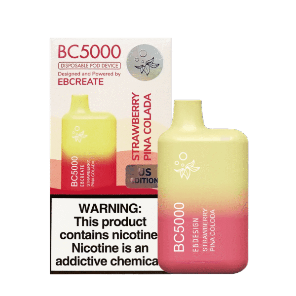 Strawberry pina colada vibe 딸기와 트로피컬 크림 감성을 담은 BC5000 이미지.