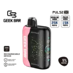 Fresh watermelon ice with a quick clean finish — 산뜻한 수박 단맛과 빠르게 정리되는 쿨링이 인상적인 Geek Bar Pulse X Watermelon Ice 5% 디스포저블 베이프.