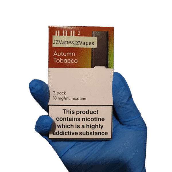 Soft earthy tobacco notes with smooth comforting finish — 차분한 브라운 컬러와 담배향 무드가 표현된 Autumn Tobacco pod 패키지.