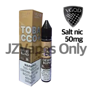 VGOD Tobacco Plus Desert Blend SaltNic E-Liquid 50
