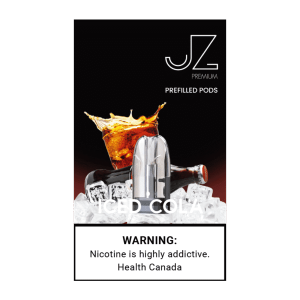 Iced cola sparkling vibe 톡 쏘는 콜라 첫향과 부드러운 아이스가 담긴 RELX 팟 이미지. 산뜻하고 시원한 코라 분위기가 자연스럽게 표현된 사진. 전체적으로 청량감이 깔끔하게 느껴진다.