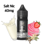 Soft cream dessert profile with gentle strawberry note — 크리미한 디저트 중심에 은은한 딸기 포인트가 살아 있는 Suicide Bunny Mothers Milk 솔트닉 5% 액상.