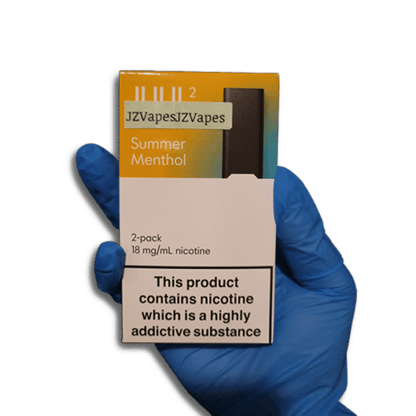 JUUL2 Pods Summer Menthol 2-pack replacement pods 쥴2팟 썸머 멘솔 전자담배 팟