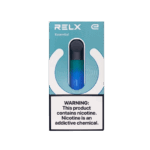 Lightweight pod device with clean vapor output — 글로우 블루 컬러와 심플한 바디 라인이 보이는 Blue Glow 디바이스 클로즈업.