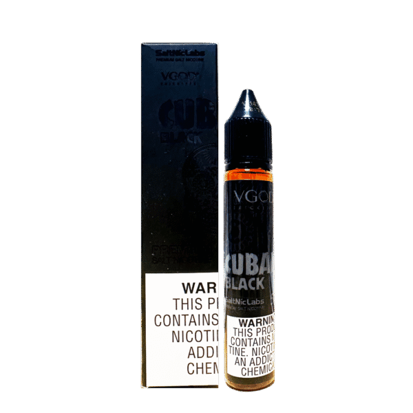 VGOD Cubano Black SaltNic 제품 - 브이갓 쿠바노 블랙 액상 50mg | 달지 않은 시가 계열 타바코 액상