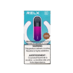 Stylish purple vape device with clean vapor output — 퍼플 텍스처와 미니멀 디자인이 강조된 RELX Neo Purple 제품 이미지.