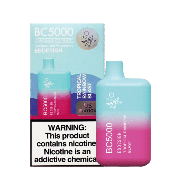 Tropical rainbow fruit vibe 트로피컬 과일과 레인보우 감성이 담긴 BC5000 이미지.