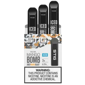 VGOD Stig Ice Mango Bomb 6 (Pack of 3)