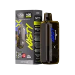 Nasty One Pod 40K Lychee Ice 5% nicotine pod image — 상큼한 lychee 과일 향과 시원한 ice 쿨링이 강조된 네스티 원 팟 디자인, clean product look for disposable vape users.