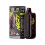 Nasty One Pod 40K Peach Ice 5% nicotine pod image — 달콤한 peach 과즙과 시원한 ice 쿨링이 조화된 네스티 원 팟 디자인, clean and vibrant product look highlighting fruity ice flavor.