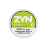 ZYN Citrus 6mg pouch — 스웨디시 매치 정품, 담배 없는 무연 니코틴 파우치, fast delivery in Seoul & Busan, genuine ZYN Korea product.