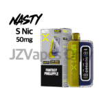 Nasty Bar X 20000 Fantasy Pineapple Disposable Vape (5%) — 달콤하고 톡 쏘는 파인애플 소다 flavor, 시원한 menthol cooling과 tropical vibe이 조화된 high nicotine 베이프. 20,000 puff long-lasting device, popular in Korea for its fizzy and refreshing taste.