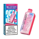 달콤하고 부드러운 Strawberry Plus flavor with creamy finish — 진한 딸기 향과 부드러운 스무스 베이핑을 느낄 수 있는 Lost Mary MT35000 5% 디스포저블 베이프.