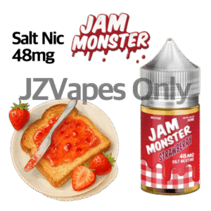 PB & Jam Monster Strawberry 48mg – 부드러운 땅콩버터와 달콤한 딸기잼 Salt Nicotine E-Liquid