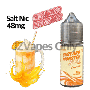 Creamsicle by Custard Monster 48mg – 상큼한 오렌지와 부드러운 바닐라 크림 조합의 High Nicotine Salt Nicotine E-Liquid