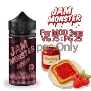 Raspberry By Jam Monster 100ml-3-Mod