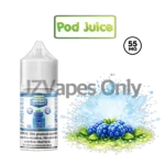 Pod Juice Bangin’s Blue Razz 55mg salt nicotine e-liquid Korea 팟쥬스 뱅긴스 블루 라즈 솔트 니코틴 액상