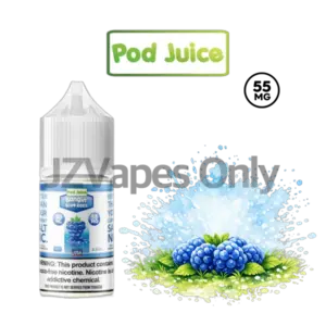 Pod Juice Bangin Blue Razz Salt E-Liquid 55
